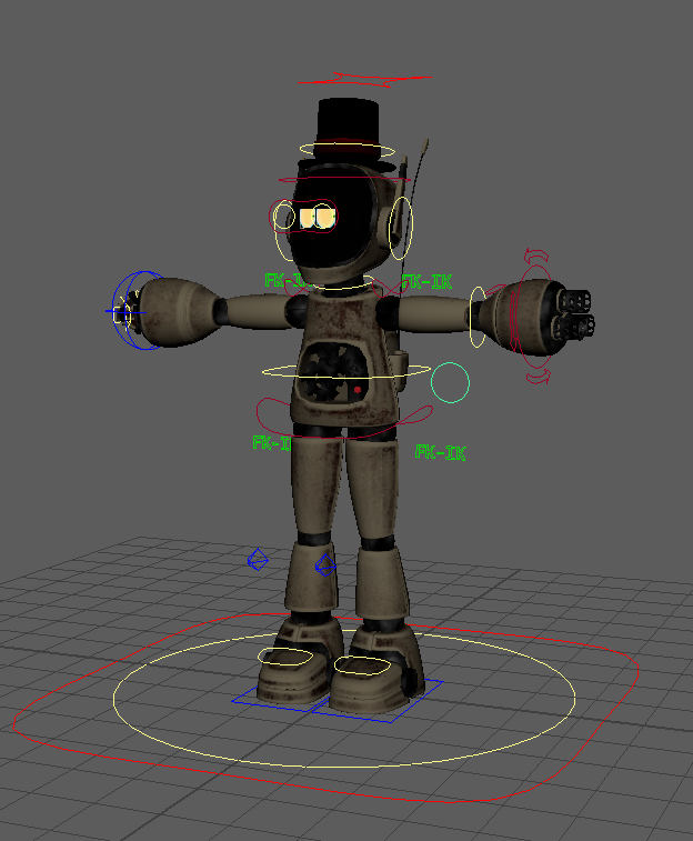Maya Controllers for Robot 